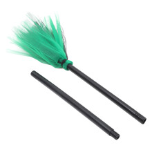 5St Heksenbezem Halloween Decoratie Groen Plastic En Gauze Accessoire