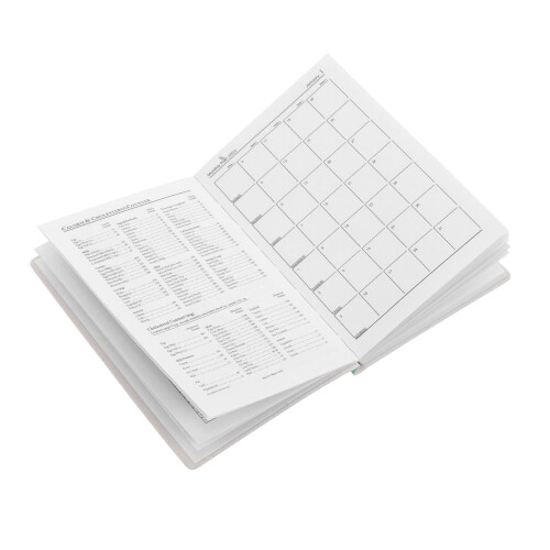 3St Lichtgroene Mini Planner 2026 A7 Pocket Kalender PU 1