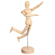5St Posabele Human Model Voor Tekenen En Decoratie Multi