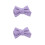 2St Paarse PU Strik Clips Voor En Elegant 6