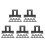 60St Zwarte ABS Solar Panel Waterafvoerclips Voor En Panelen 8