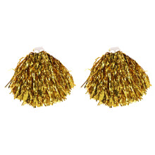 3Paires Poms Cheer Dorés Pour Enfants Sport
