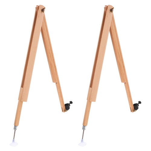 6Pièces Compas Géométrique Bois Khaki Pour Tracer Et Mesure 2