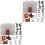 2Ensembles Jouet Miniature Figurines Couleurs Assorties 3