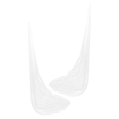 6Pièces Voile De Long En Polyester Élégant 1