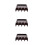 3Pièces Support Portable Quatre Slots Pour Queues De Billard 7