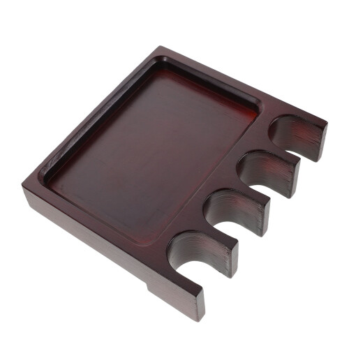 3Pièces Support Portable Quatre Slots Pour Queues De Billard