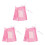 3Pièces Multifonction Chat Rose Respirant Pour Toilettage 7