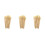 300Pièces Accessoires En Bambou Khaki Pour Kit DIY 6