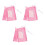 3Pièces Multifonction Chat Rose Respirant Pour Toilettage 4