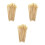 300Pièces Accessoires En Bambou Khaki Pour Kit DIY 5