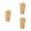 300Pièces Accessoires En Bambou Khaki Pour Kit DIY 10