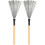 3Paires Balais Drum Manuel Boisérable Durable Argenté Pour Étudiants 1