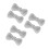 6Pièces Clips Ventilation Auto Plastique Argent Strass Décoratif 6