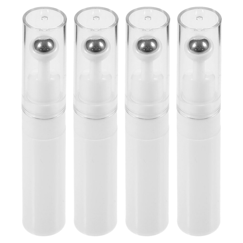 Villcase White 20Pcs Acrylic Roller Ball Bottles For Eye Care Portable Massage