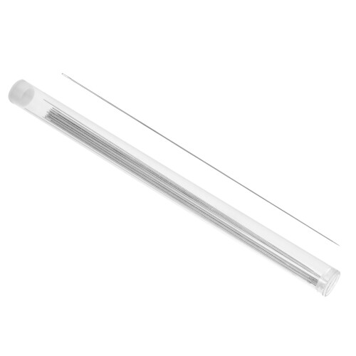 80Pcs Silver Big Eye Needles for Beading Sewing and Crafting Use