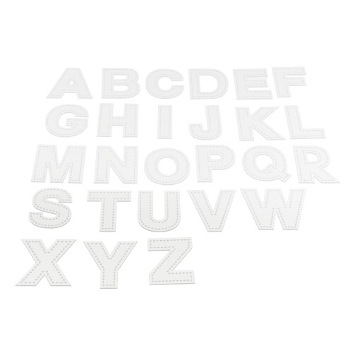 2Sets Durable White Acrylic Letters Stencils for DIY Crafts 2