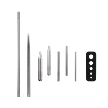 14Pièces Instruments Métal Robustes Pour Assemblage Modèles 3D Argents