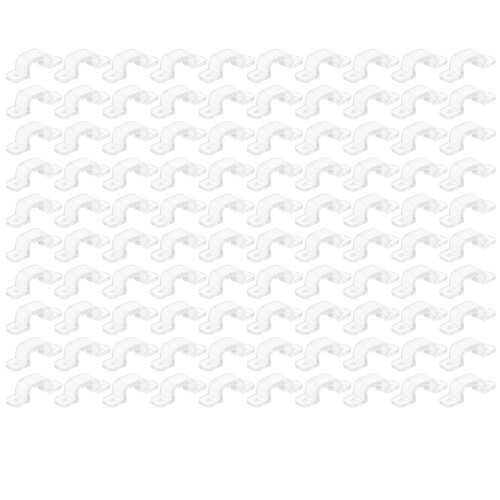 200Pcs Strip Lights Brackets Transparent Clips for Firm Fixing 1