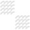 200Pcs Strip Lights Brackets Transparent Clips for Firm Fixing 7