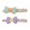 8Pcs Breathable Decorative Pet Collar Adjustable with Bow Tie 1