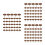 600Pcs Light Brown Flat Head Nails with Plastic Caps for Home Roofing 3