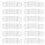 200Pcs Strip Lights Brackets Transparent Clips for Firm Fixing 10