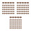 600Pcs Light Brown Flat Head Nails with Plastic Caps for Home Roofing 4