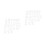 2Sets Durable White Acrylic Letters Stencils for DIY Crafts 10