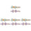8Pcs Breathable Decorative Pet Collar Adjustable with Bow Tie 2