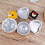 24Pièces Moules 3D Aluminium Transparent Résistant Four 11