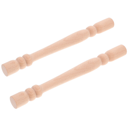 8Pcs Solid Wood Baluster Posts for Home Decor and Crafts 1