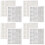 4Sets Multi-Color Craft Pearls Rhinestone Stickers Safe Decorative Use 7