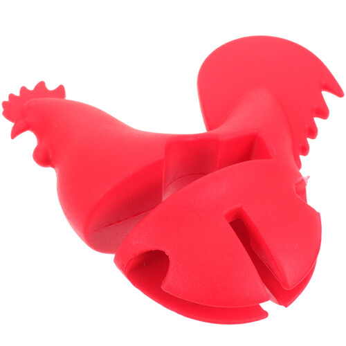 3Pcs Practical Red Silicone Boil Lifter Spill Stopper for Pot Kitchen 2