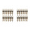 24Sets Light Brown Metal Lock Set for Boxes Vintage Style with Keys 9