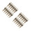 24Sets Light Brown Metal Lock Set for Boxes Vintage Style with Keys 8