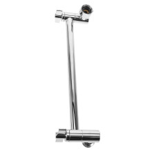 4Pz Prolunga Regolabile Doccia Acciaio Inox Argento Per Bagno Casa
