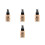 4Pcs Light Yellow Tinted Cream Makeup Concealer 10
