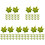 500Pz in Verde Per Fiori Artificiali E Lavoretti DIY 4