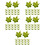 500Pz in Verde Per Fiori Artificiali E Lavoretti DIY 9
