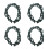 4Pcs Durable Iron Infant Swing Chains Replacement Kit for Playground 8