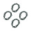 4Pcs Durable Iron Infant Swing Chains Replacement Kit for Playground 9