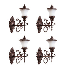 16Pz Lampade Mini Da Per Paesaggi in Miniatura E Materiali DIY