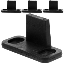 16Pz Guida Pavimento Porta Scorrevole Nero ABS Per Porte A