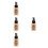 4Pcs Light Yellow Tinted Cream Makeup Concealer 4