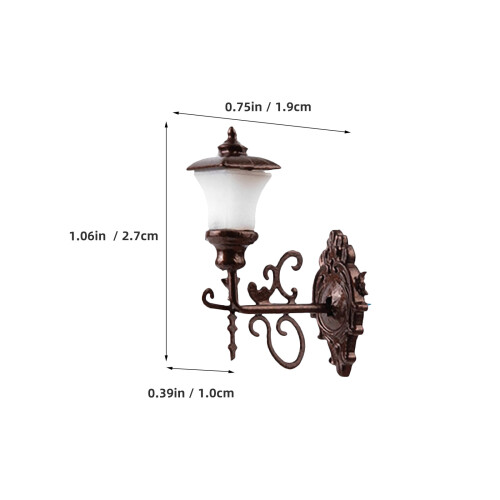 16Pz Lampade Mini Da Per Paesaggi in Miniatura E Materiali DIY 2
