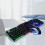 2Pz Set Gaming Tastiera USB Retro LED Rgb Nera Mouse 11