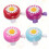 8Pz Campanello Bici Fiore Mini Colorato Suono Chiaro E Resistente 11
