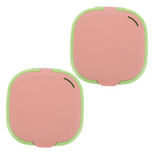 2Pz Custodia Invisibile Per Apparecchi in ABS Con Specchio