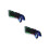 2Pz Set Gaming Tastiera USB Retro LED Rgb Nera Mouse 9